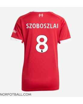 Billige Fotballdrakt Liverpool Dominik Szoboszlai #8 Replika Hjemmedrakt Dame 2025-26 Kortermet Billige Fotballdrakt Liverpool Dominik Szoboszlai #8 Replika Hjemmedrakt Dame 2025-26 Kortermet